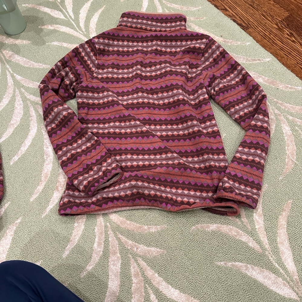 Patagonia Micro D snapt fleece multicolor diamond